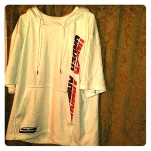 Under armour short sleeved hoodie